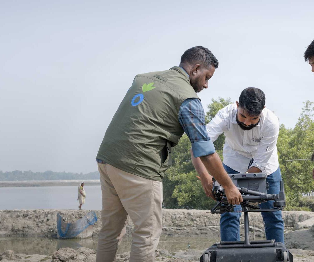 Action Against Hunger team working in Bangladesh.