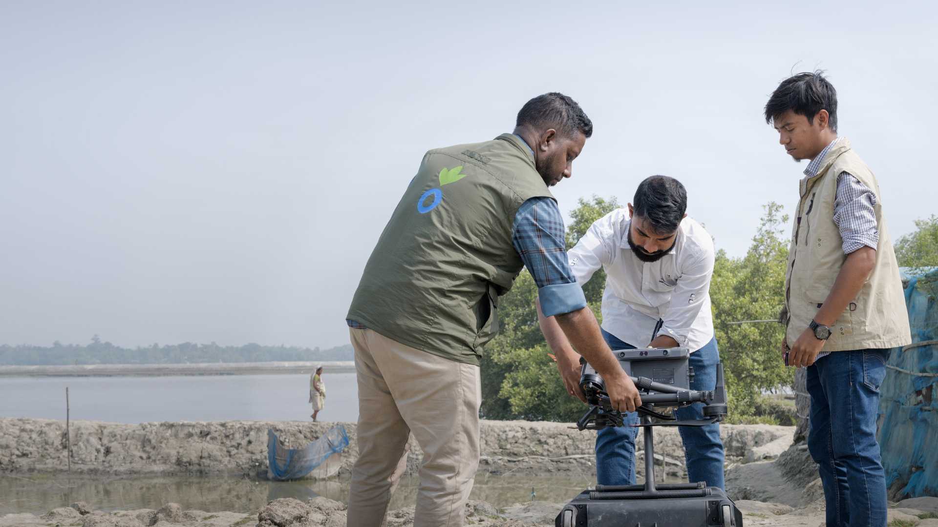 Action Against Hunger team working in Bangladesh.