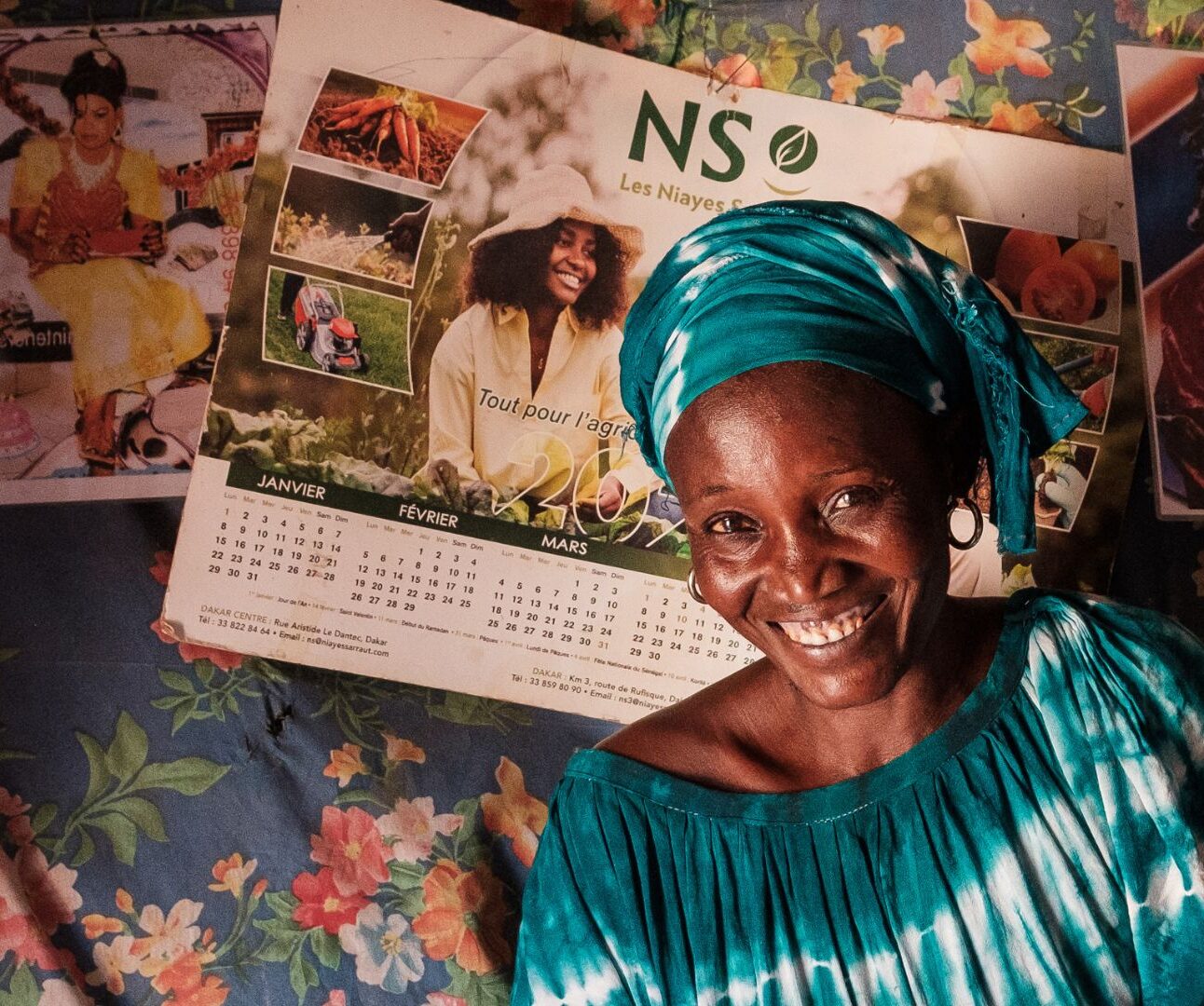 Portrait of Mada, who's been supported by Action Against Hunger's Bolo Xeex Xibon project in Senegal.