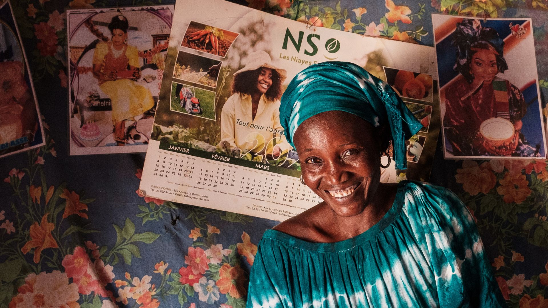 Portrait of Mada, who's been supported by Action Against Hunger's Bolo Xeex Xibon project in Senegal.